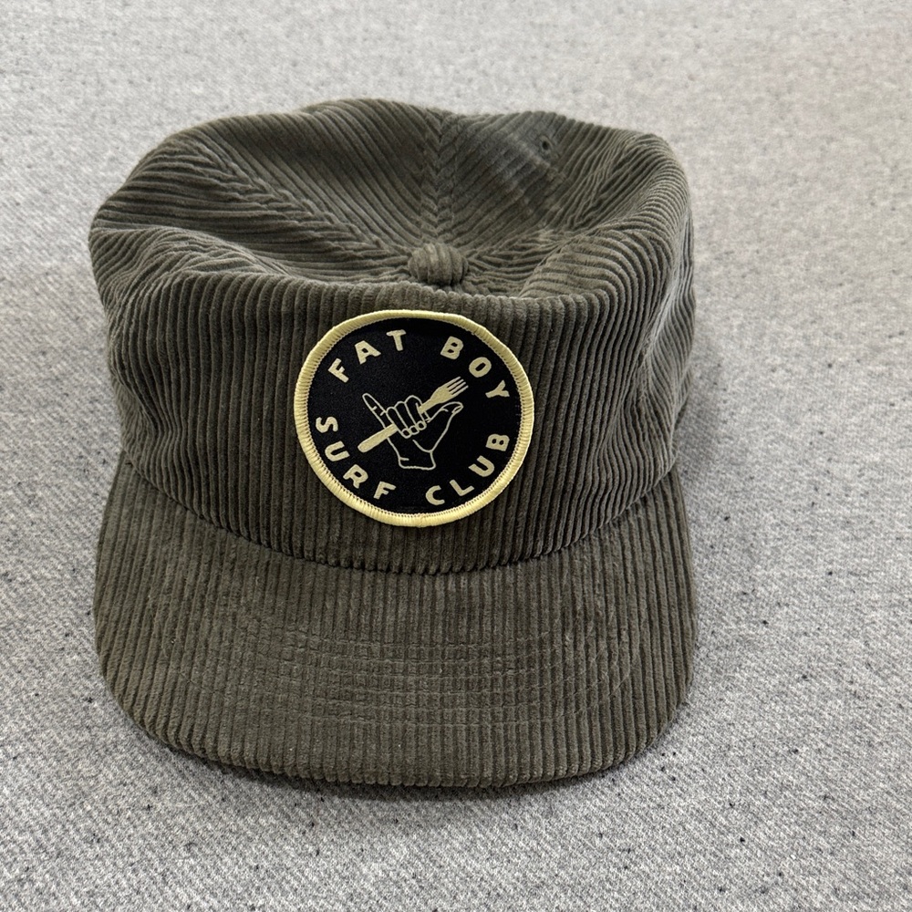 Olive Green Corduroy Hat